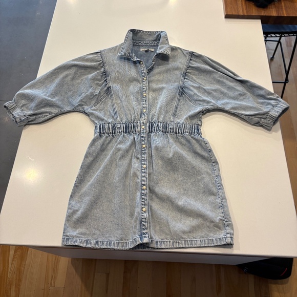 All Saints Denim dress size 10 ( excellent condition) 65$ - Picture 1 of 16